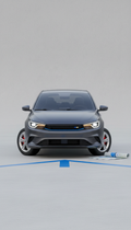 Compact sedan with digital booking