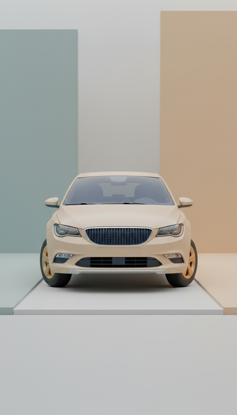 Soft Sand mid-size hatchback