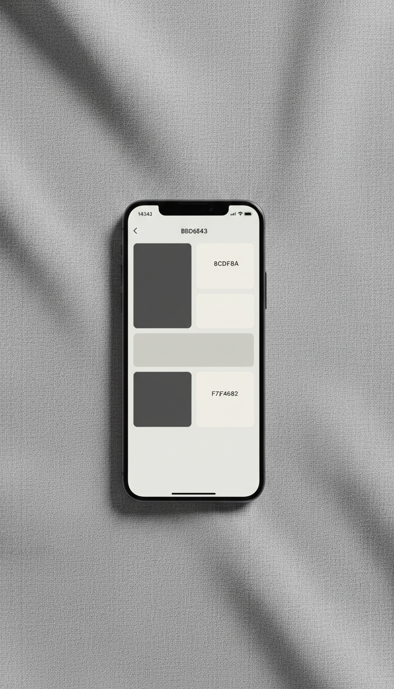 Minimalist Booking App Interface Display